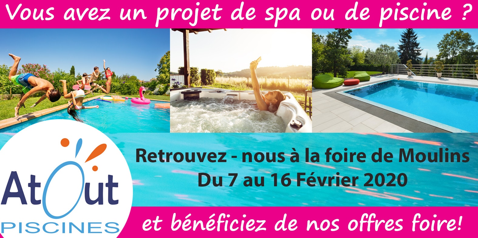 Publication foire atout piscines