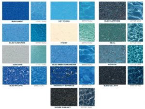 couleurs piscine