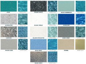 couleurs piscine