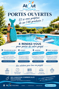 Portes Ouvertes Piscine 2026 AtOut Piscines